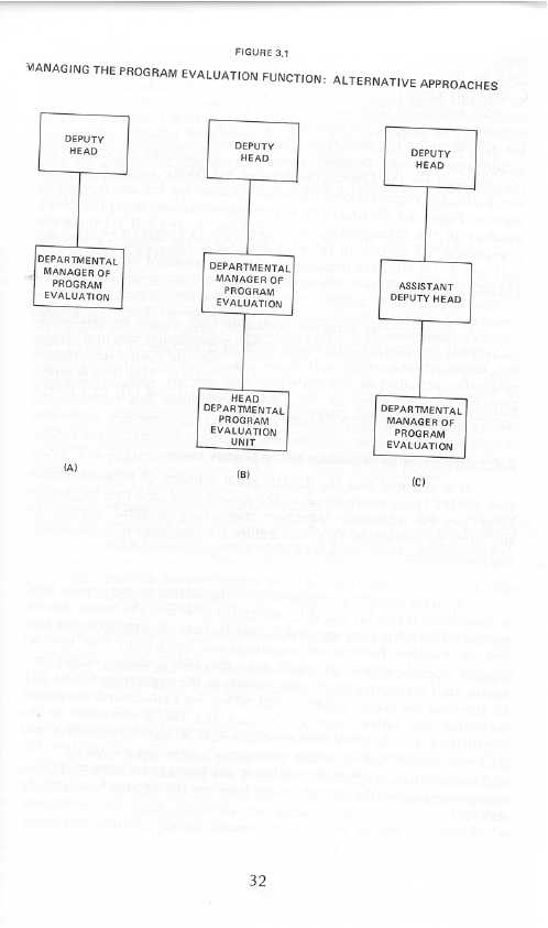 Managing the Program Evaluation Function: Alternative Approaches