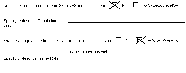 Resolution and Frame Rate