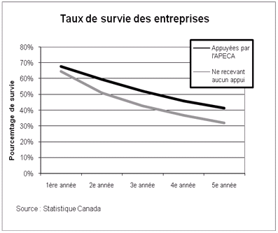 Taux de survie des entreprises