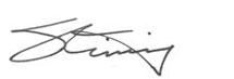 Signature of Suzanne Tining