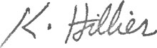 Signature of Keith Hillier