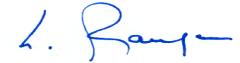 Louis Ranger's (Deputy Minister of Transport Canada) signature