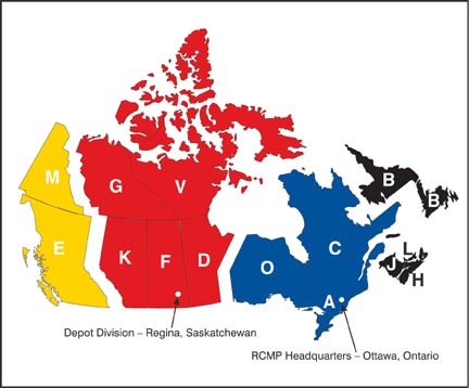 RCMP Service Locations