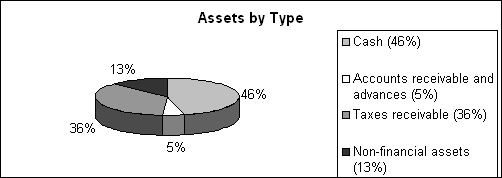 Pie Chart: Assets by Type