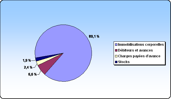 Figure 6 Catgories dactifs