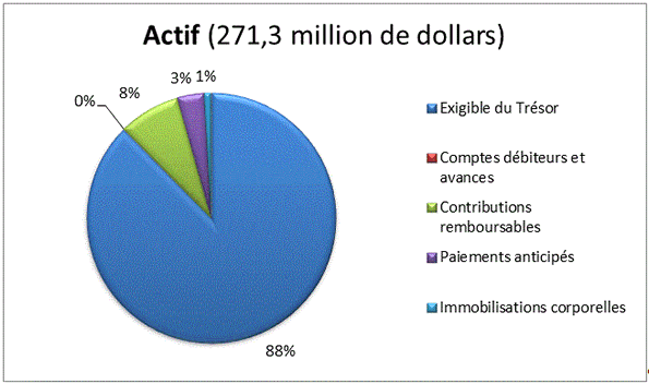 Actif (271,3 million de dollars)