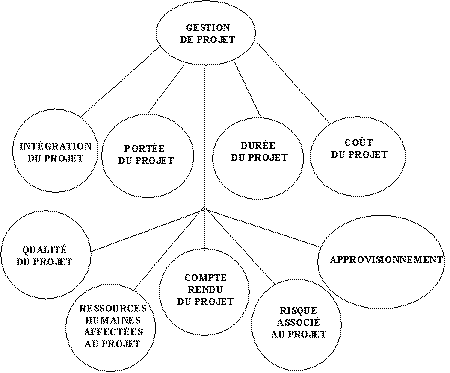 Figure 3. Sous-domaines de comp�tences de base en gestion de projet