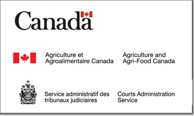 Illustration des trois symboles officiels du gouvernement du Canada : armoiries du Canada, signature du gouvernement du Canada, mot-symbole Canada