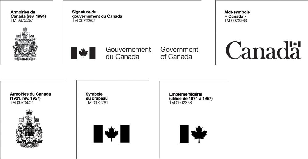 Figure T-105 : Les symboles officiels du gouvernement