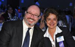 Benoit Long, Chief Technology Officer for the Government of Canada, with Corinne Charette.