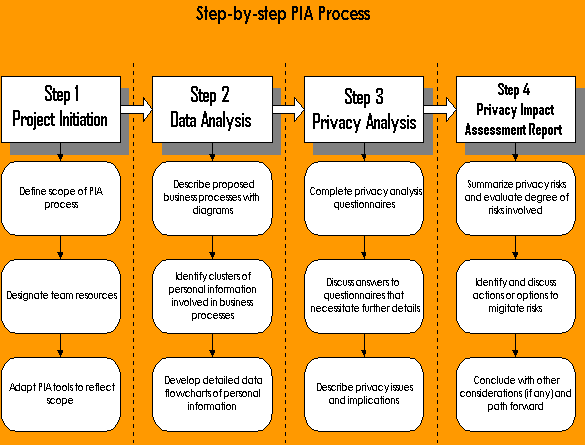 steps of the PIA process