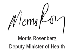 Morris Rosenberg signature