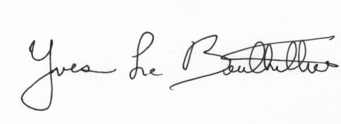 Signature Yves Leboutillier