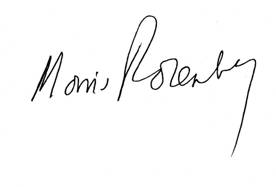Morris Rosenberg Signature