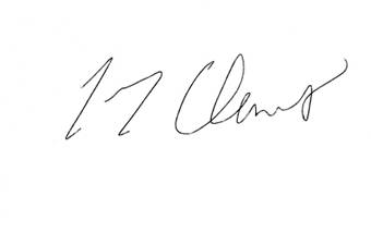 Tony Clement Signature