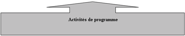 Activités de programme