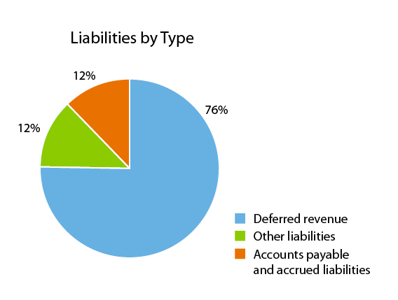 Liabilities by Type graph